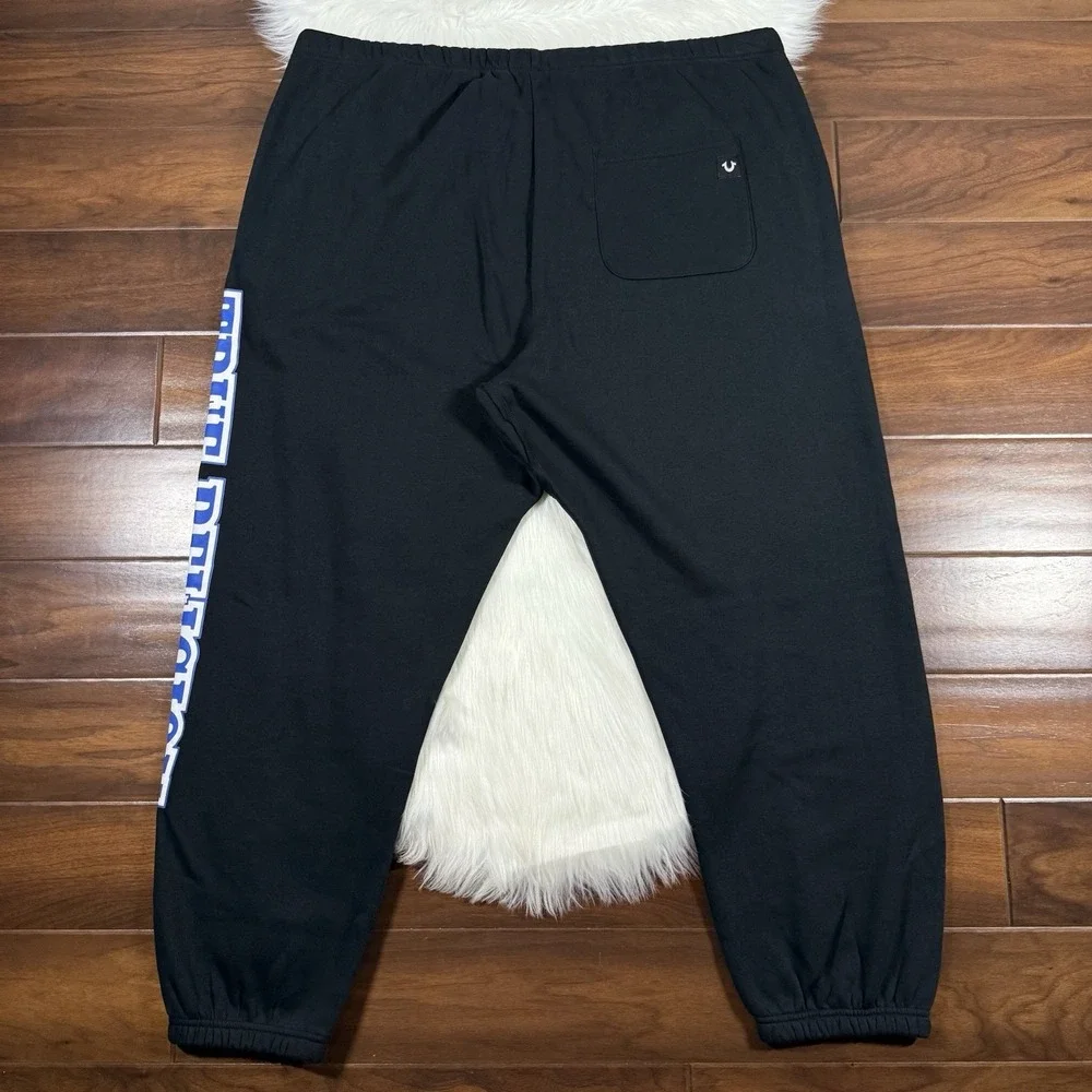 True‎ Religion Men's Size XXXL Black Exaggerated Icon Jogger Pants